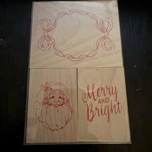 Recollections Holiday Stamp Set with Red Accents